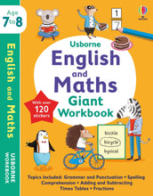 Load image into Gallery viewer, English and Maths Giant Workbook 7-8
