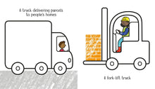 Load image into Gallery viewer, First Colouring Trucks