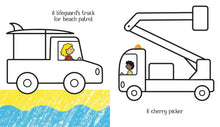 Load image into Gallery viewer, First Colouring Trucks