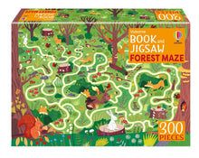 Load image into Gallery viewer, Usborne Book and Jigsaw Forest Maze