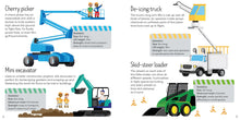 Load image into Gallery viewer, Usborne Book and Jigsaw: Diggers and Cranes