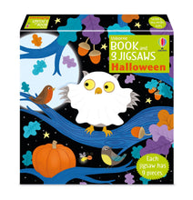 Load image into Gallery viewer, Book and 3 Jigsaws: Halloween