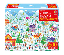 Load image into Gallery viewer, Book and Jigsaw Christmas Maze