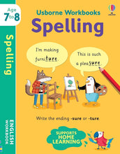 Load image into Gallery viewer, Usborne Workbooks Spelling 7-8