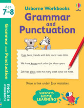 Load image into Gallery viewer, Usborne Workbooks Grammar and Punctuation 7-8