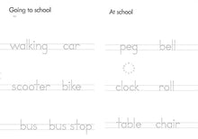 Load image into Gallery viewer, Little Wipe-Clean Word Book School