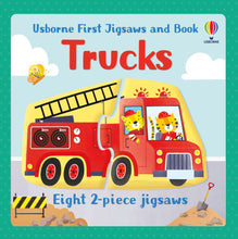 Load image into Gallery viewer, Usborne First Jigsaws: Trucks