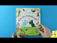 Load and play video in Gallery viewer, Lift-the-Flap First Questions and Answers How Do Animals Talk?(Board Book)