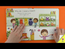 Load and play video in Gallery viewer, Lift the Flap Very First Questions and Answers Why should I get dressed?(Board Book)