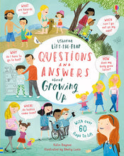 Load image into Gallery viewer, Lift-the-Flap Questions and Answers about Growing Up(Board Book)