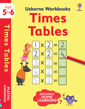 Load image into Gallery viewer, Usborne Workbooks Times tables 5-6