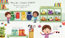 Load image into Gallery viewer, Lift the Flap Very First Questions and Answers Why should I get dressed?(Board Book)