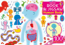 Load image into Gallery viewer, Usborne Book and Jigsaw Human Body