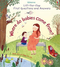 Load image into Gallery viewer, Lift-the-Flap First Questions and Answers Where do babies come from?(Board Book)