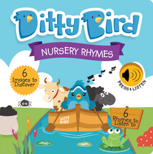 Load image into Gallery viewer, DITTY BIRD - NURSERY RHYMES (Board book)