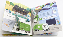 Load image into Gallery viewer, Peep Inside How a Recycling Truck Works (Board book)