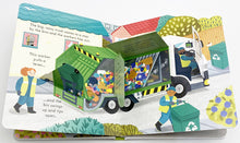 Load image into Gallery viewer, Peep Inside How a Recycling Truck Works (Board book)
