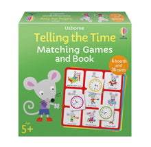 Load image into Gallery viewer, Telling the Time Matching Games and Book
