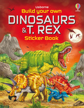 Load image into Gallery viewer, Build Your Own Dinosaurs and T. Rex Sticker Book
