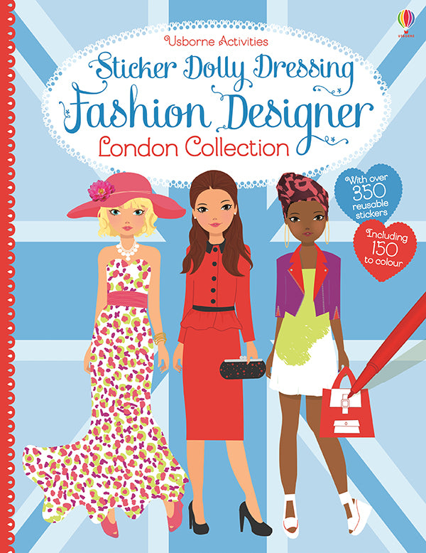 Sticker Dolly Dressing Fashion Designer London Collection