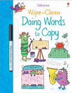 Wipe-clean Doing Words to Copy