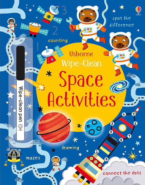 Wipe-clean Space Activities