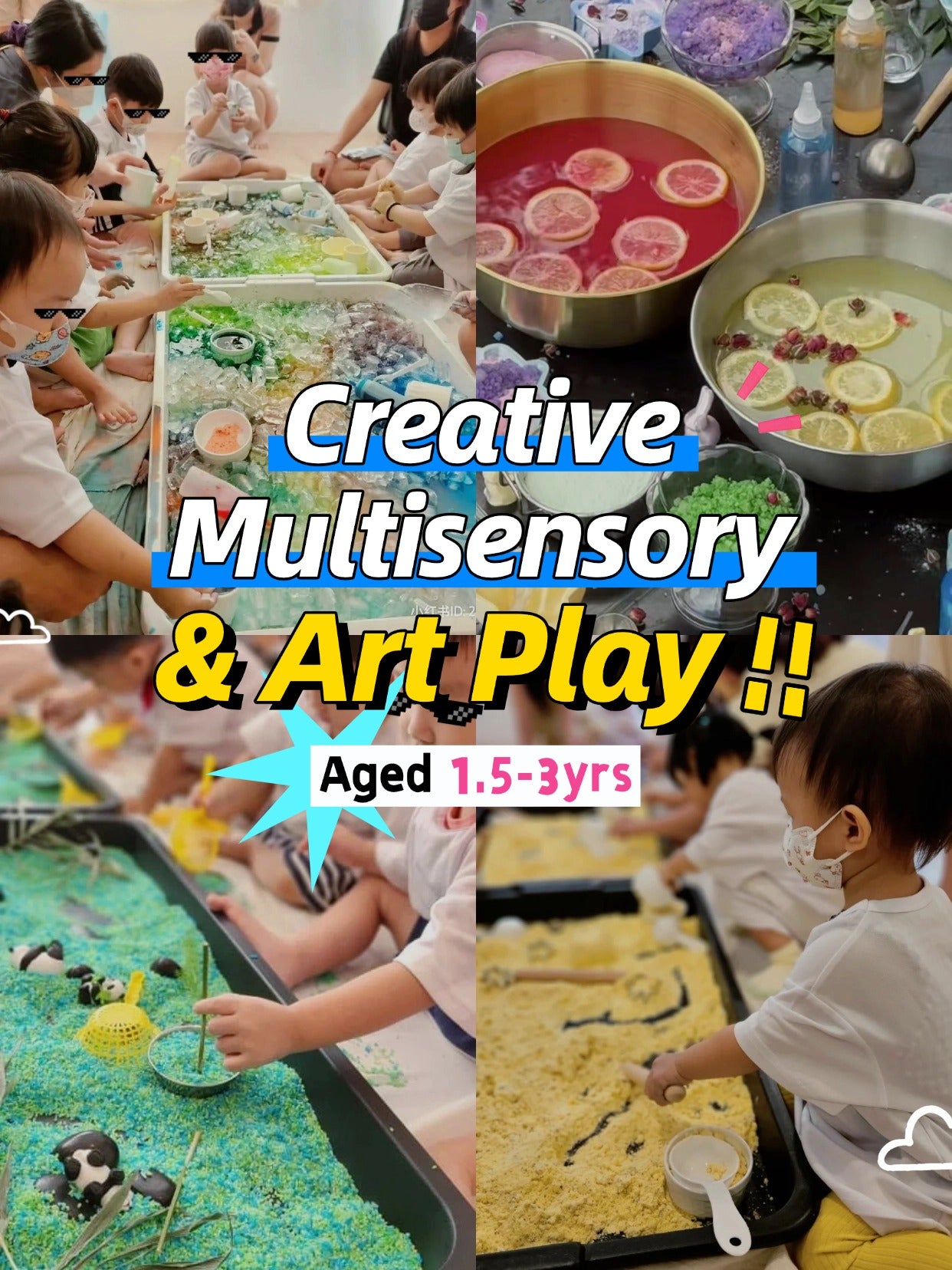 【📍Markham】趣味感官课Creative Multisensory & Art Play（1.5-3yrs）
