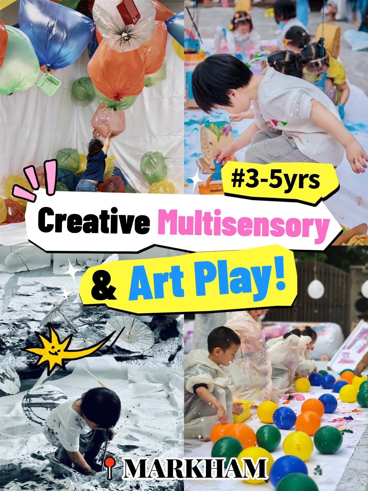 【多伦多】趣味感官课Creative Multisensory & Art Play（3-5yrs）