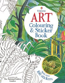 Art Colouring & Sticker Book