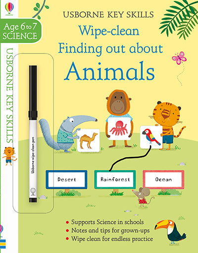 Wipe-Clean Finding Out About Animals 6-7