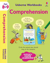 Load image into Gallery viewer, Usborne Workbooks Comprehension 8-9
