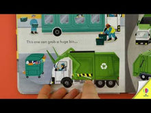 Load and play video in Gallery viewer, Peep Inside How a Recycling Truck Works (Board book)
