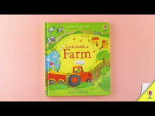 Load and play video in Gallery viewer, Look Inside a Farm (Board book)
