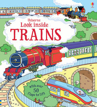 Load image into Gallery viewer, Look Inside Trains (Board book)
