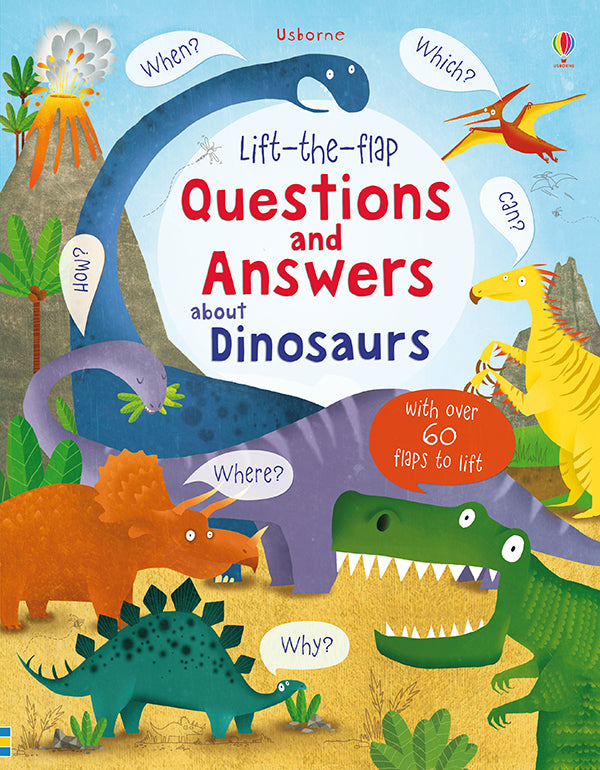 Lift-the-Flap Questions and Answers about Dinosaurs（Board Book）