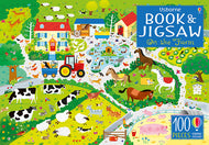 Usborne Book and Jigsaw On the Farm