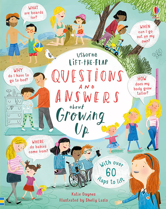 Lift-the-Flap Questions and Answers about Growing Up（Board Book）