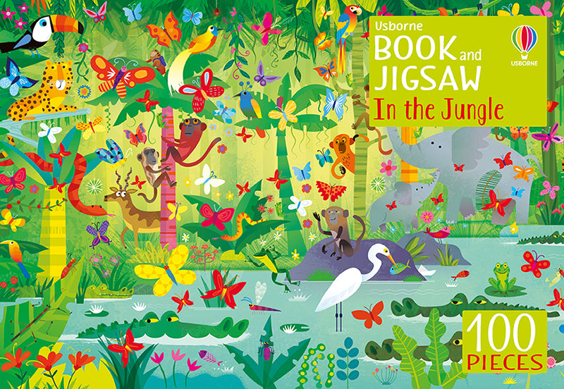 Usborne Book and Jigsaw In the Jungle