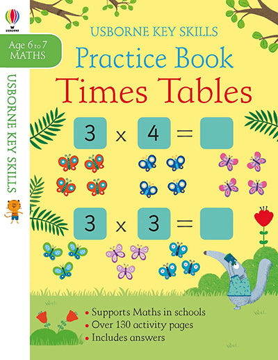 Times Tables Practice Book 6-7