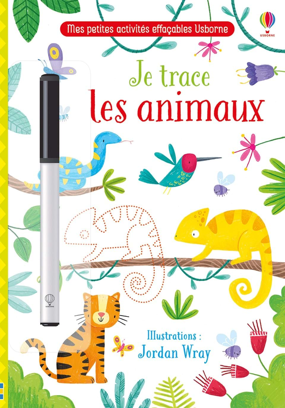 Mes petits Je trace, j'efface: les animaux