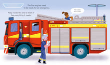 Load image into Gallery viewer, Peep Inside how a Fire Engine works (Board book)
