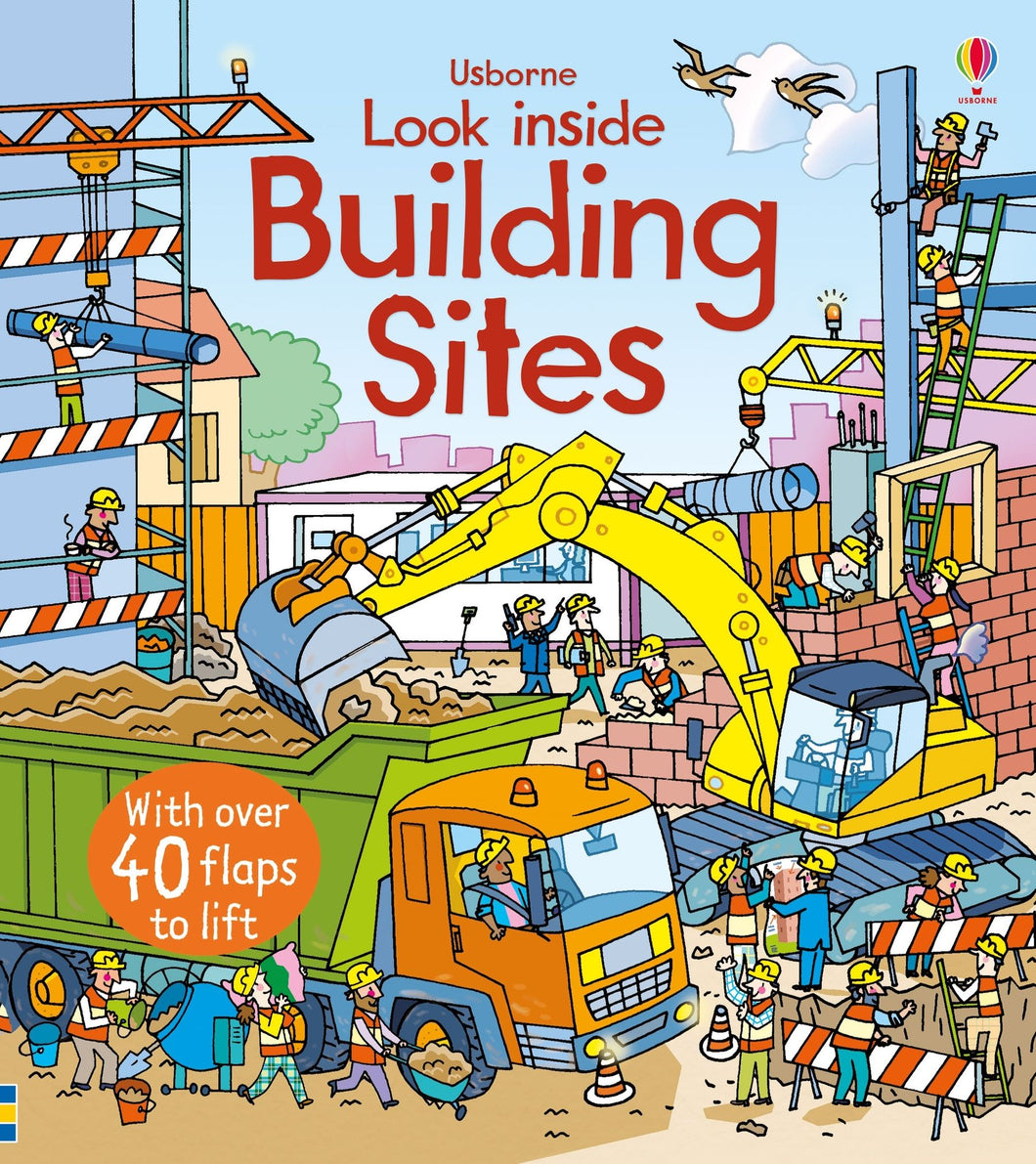 Look Inside Building Sites (Board book)