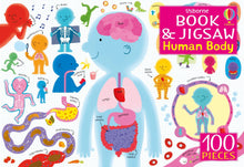 Load image into Gallery viewer, Usborne Book and Jigsaw Human Body
