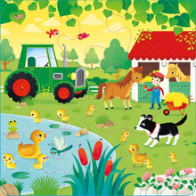 Load image into Gallery viewer, Usborne Book and 3 Jigsaws: On the Farm
