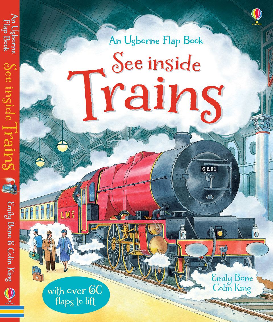 See Inside Trains (Hardcover)