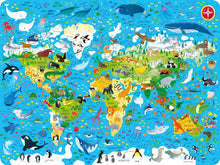 Load image into Gallery viewer, Usborne Book and Jigsaw Animals of the World
