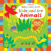 Load image into Gallery viewer, Baby&#39;s Very First Slide and See Animals (Board book)
