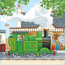 Load image into Gallery viewer, Poppy and Sam Book and 3 Jigsaws: Trains
