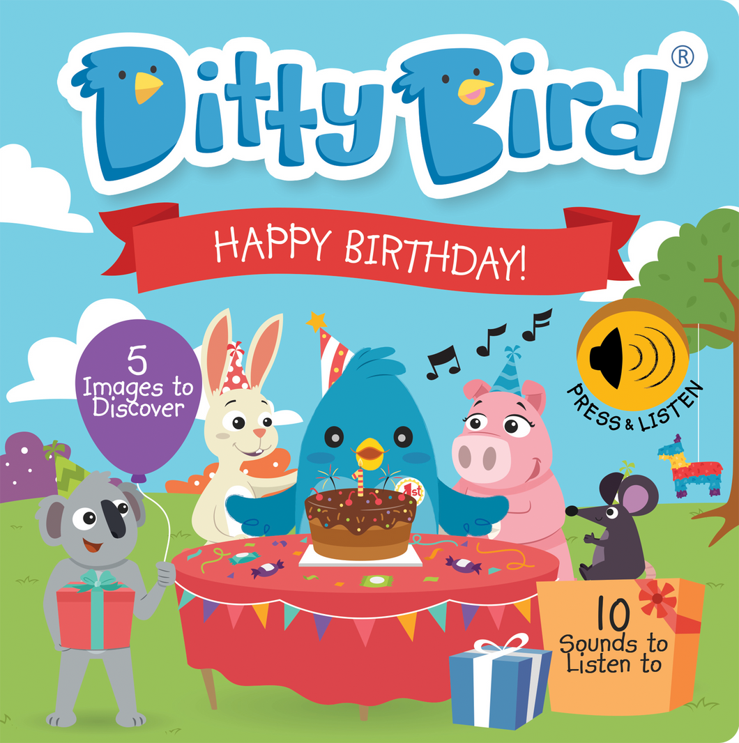 DITTY BIRD - HAPPY BIRTHDAY (Board book)