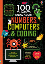 Load image into Gallery viewer, 100 Things to Know About Numbers, Computers &amp; Coding（Hardcover）
